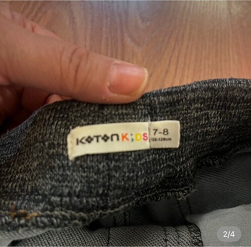 8 Yaş Beden Koton yumuşak kot pantolon