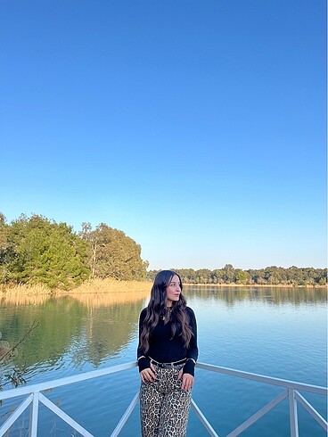 Zara Leopar Pantolon
