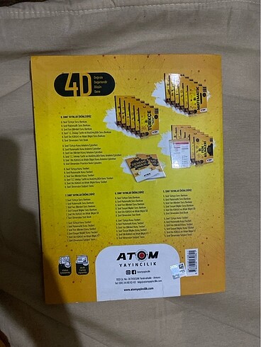 8.sınıf atom yayıncılık türkçe 4D
