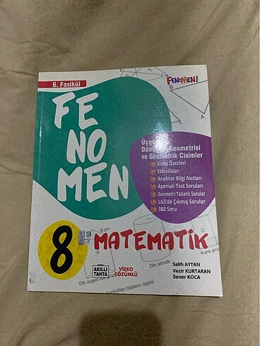 8.sınıf fenomen matematik 6. Föy