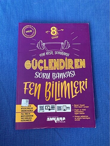 8.sınıf ankara yayınları güçlendiren soru bankası fen ve inkılap