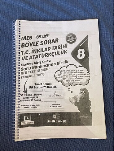 8.sınıf sinan kuzucu inkılap 2023 lgs