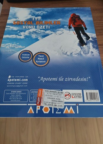  TYT Sosyal Bilimler Konu Özeti Kitap