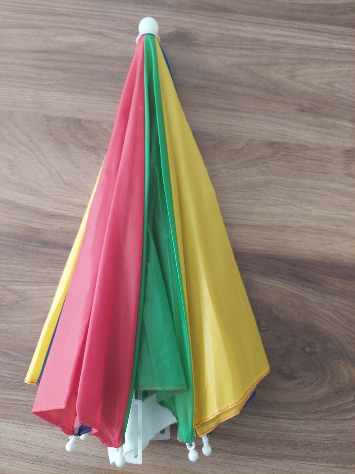 Renkli Katlamalı kafa şemsiye yeni - Görsel 4