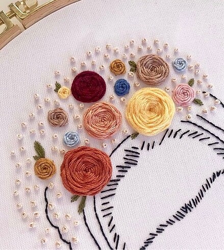 Tasarımcı Frida kasnak pano