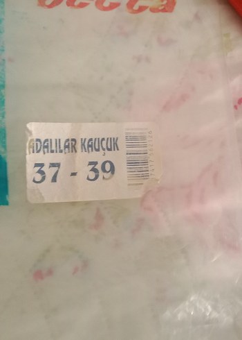 unisexı Kauçuk Su Ayakkabısı palet - Görsel 7