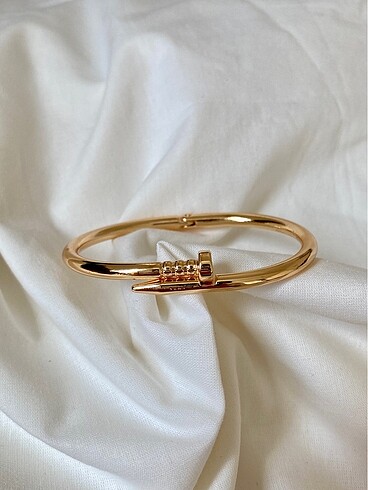 Altın kaplama| cartier model çivi bileklik