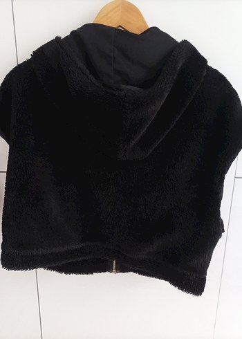 Siyah Kürklü Yelek  (M-L beden) - Görsel 4