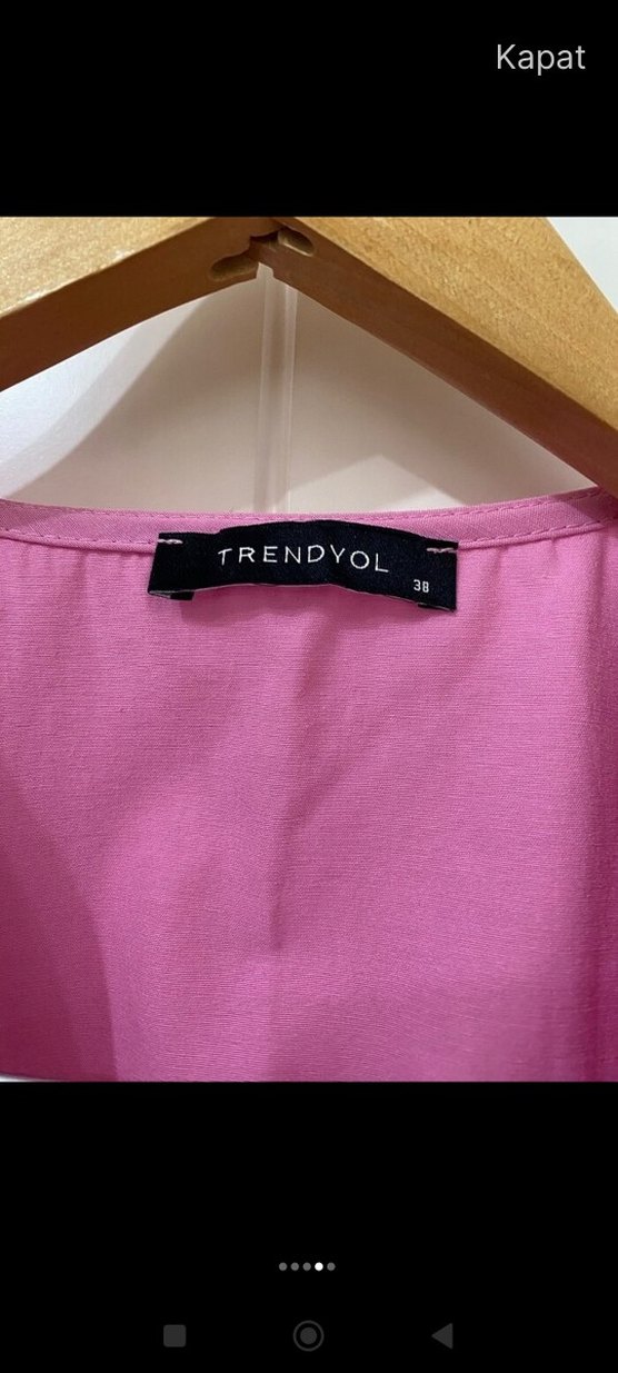 Pembe  plaj  gömleği (38 beden) - Görsel 4