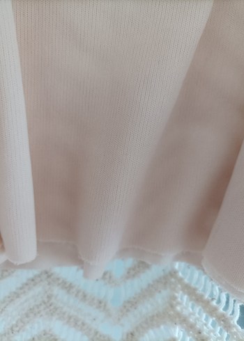 Bej V Yaka Dantel Detaylı Uzun Kadın Elbise - Görsel 6