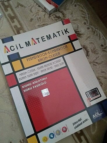Acil Matematik Permütasyon Kombinasyon Binom Olasılık Fasülülü