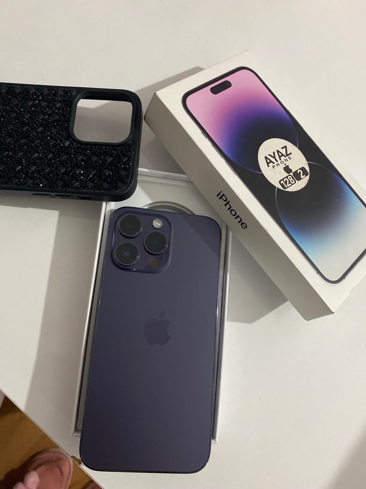 Koyu Mor iPhone 14 Pro max 128 GB - Görsel 5