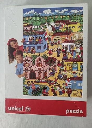 puzzle. 200 parça unicef.
