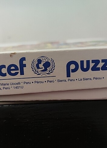 Beden puzzle. 200 parça unicef.
