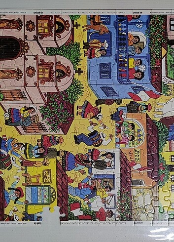 Beden Renk puzzle. 200 parça unicef.