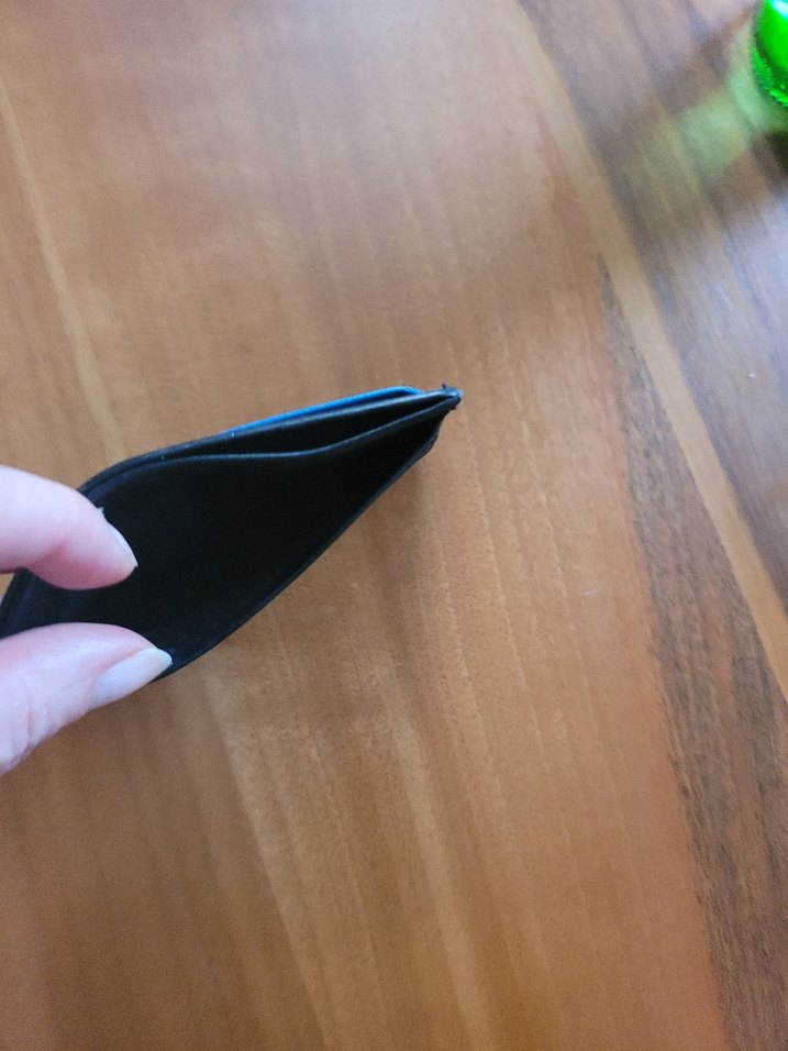 Balmain Siyah Deri  Cüzdan - Görsel 3