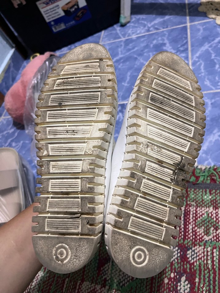 Düğmeli Beyaz Dolgu Topuk Kadın Espadril - Görsel 3