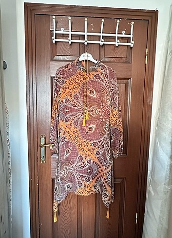 Etnik desenli tunik 