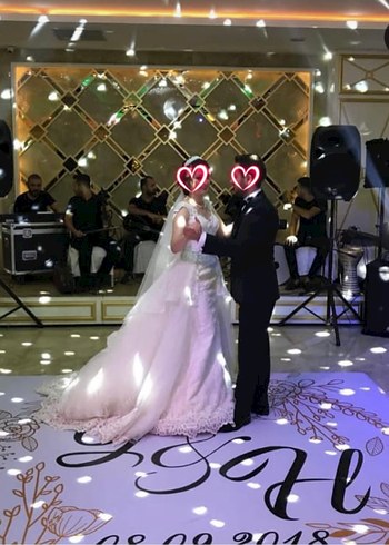 Dantel Detaylı Balık Ek Etekli Gelinlik - Görsel 3