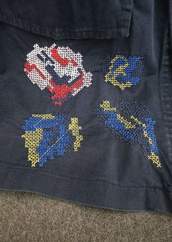 Nakışlı, Düğmeli, Ceketi - Görsel 3