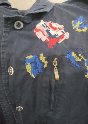 Nakışlı, Düğmeli, Ceketi - Görsel 4