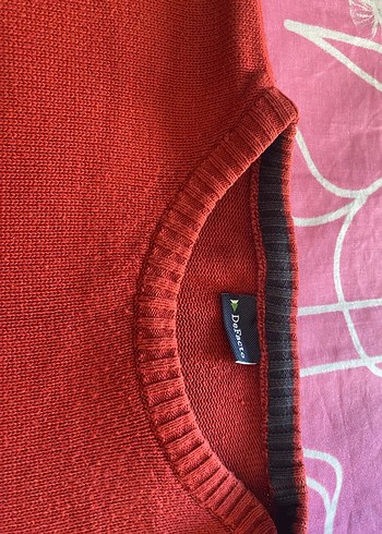 Kırmızı Erkek Triko Kazak - Görsel 2