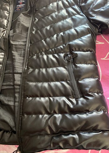 Siyah Fermuarlı erkek deriMont - Görsel 3