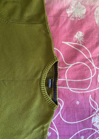 Kadın Yeşil Midi Triko Sweatshirt - Görsel 2