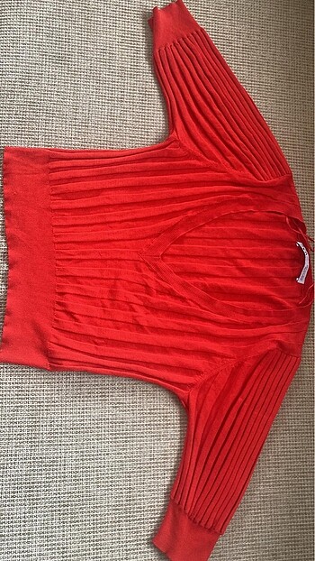 Zara S Kirmizi bluz