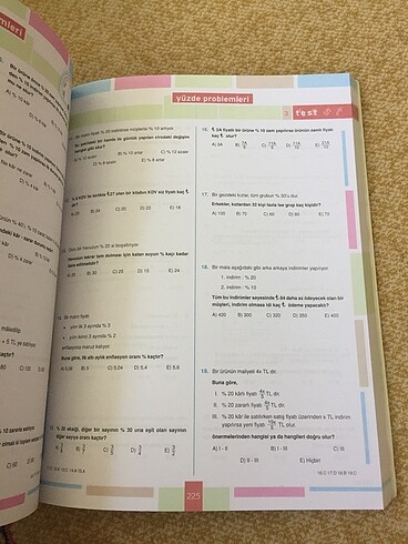 Üç dört beş matematik