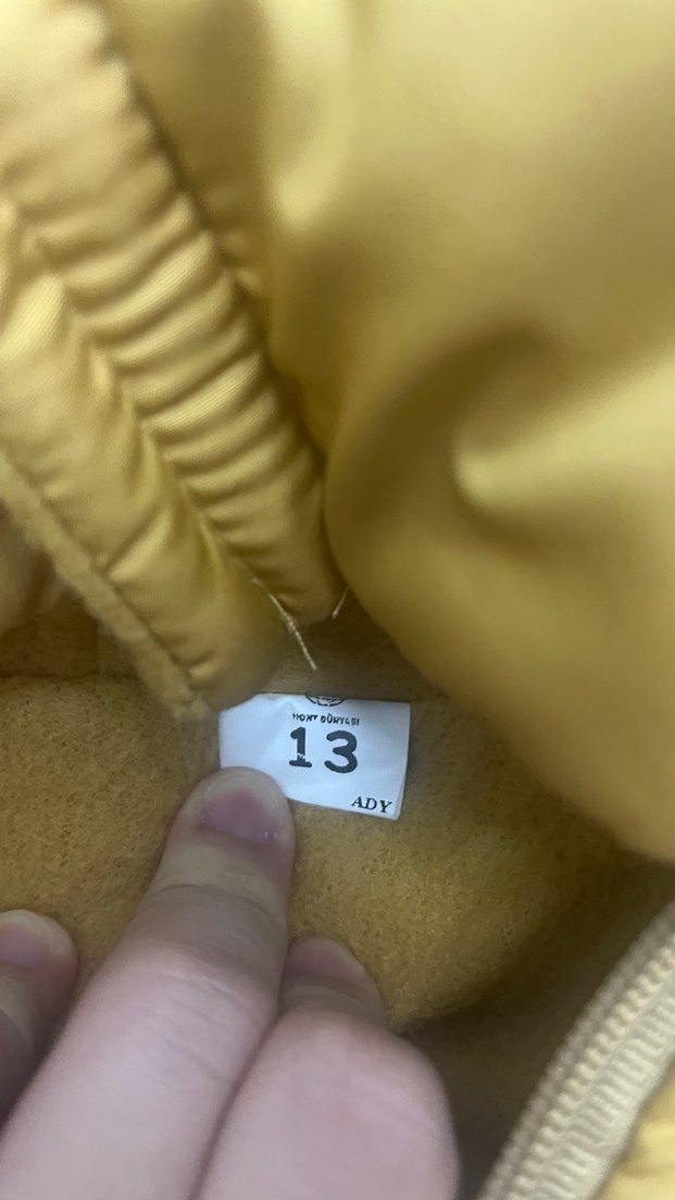 Sarı Fermuarlı unisex Çocuk Mont - Görsel 3