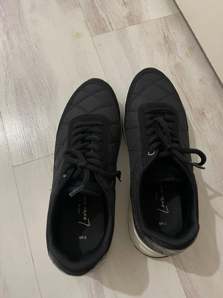 Siyah kadın spor ayakkabı - Görsel 5