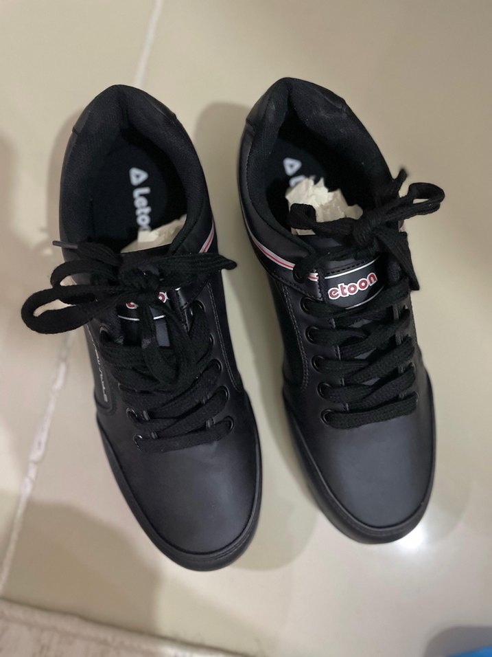 Siyah Bağcıklı Erkek Spor Ayakkabı - Görsel 3