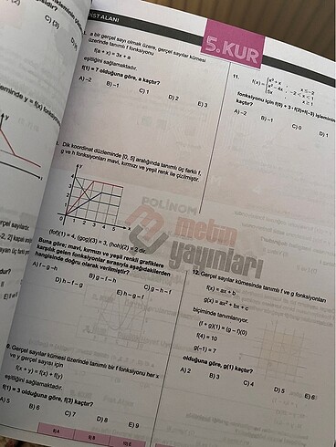 Metin Yayınları Ayt Matematik Soru Bankası
