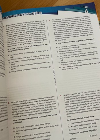  Beden TYT IQ Paragraf Soru Kitapçığı Paraf Yayınları