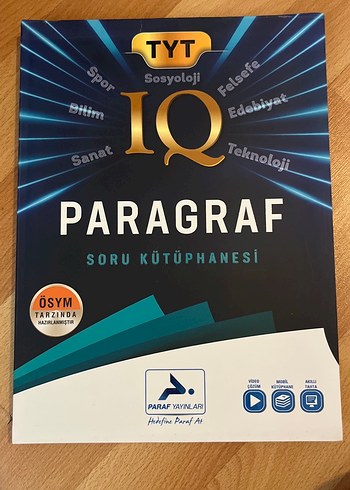 TYT IQ Paragraf Soru Kitapçığı Paraf Yayınları