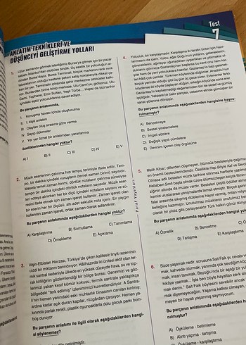  Beden Renk TYT IQ Paragraf Soru Kitapçığı Paraf Yayınları