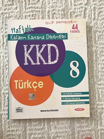 Haftalık kazanım kavrama denemeleri 8. sınıf Türkçe