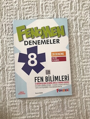 Fenomen denemeler 8. Sınıf fen bilimleri