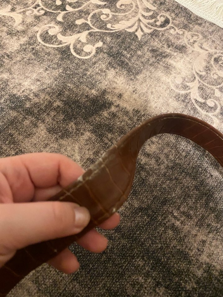 Kahverengi Vintage Kadın Deri Çanta - Görsel 2