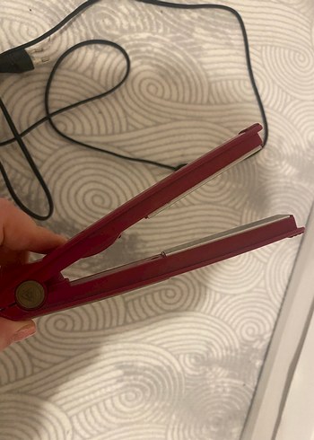 Kırmızı Mini Saç Düzleştirici - Görsel 3
