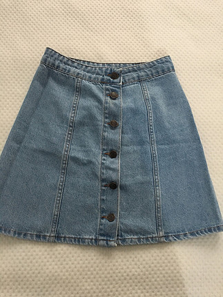 Topshop jean etek