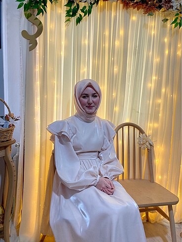 38 Beden Manuka Grace Abiye Elbise Pudra