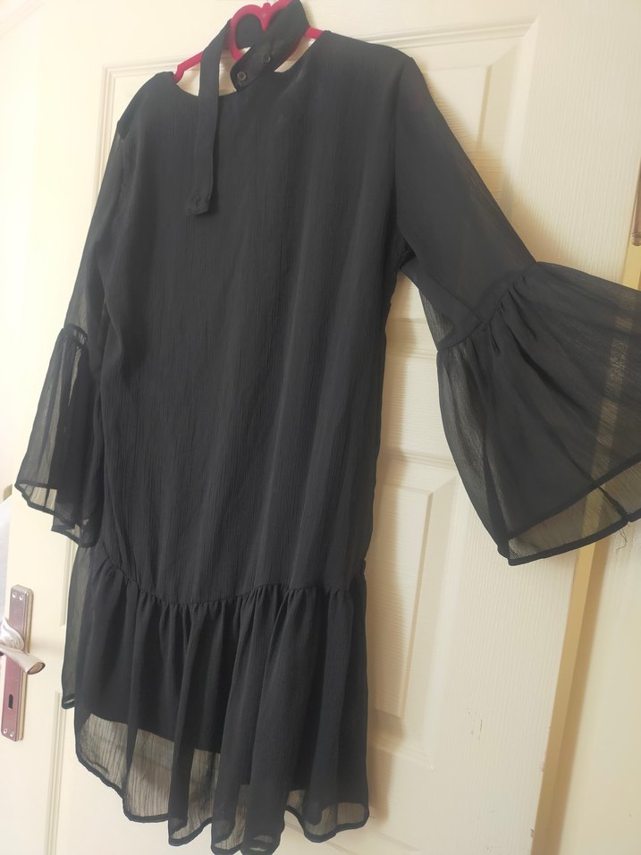 Siyah Renkli Gotik Kadın Tunik - Görsel 4