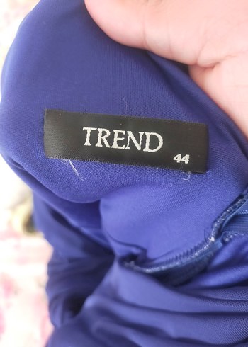 Uzun Lacivert Kadın Abiye Elbise - Görsel 11