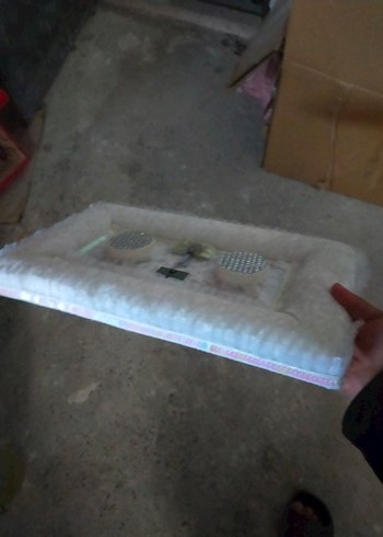 süslü  Beyaz Nisan tepsisi - Görsel 2