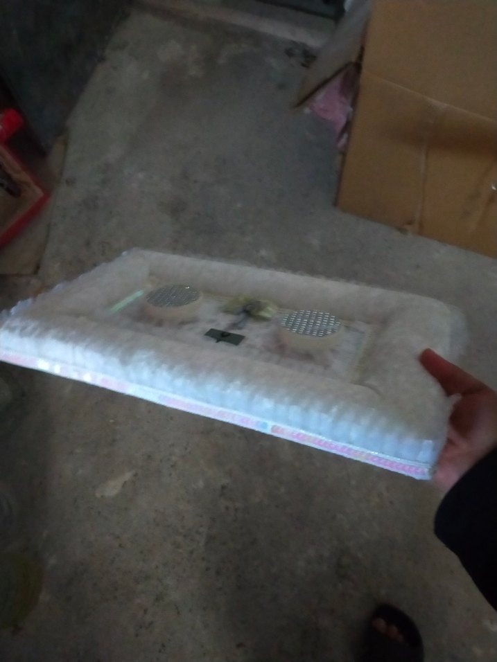 süslü  Beyaz Nisan tepsisi - Görsel 2