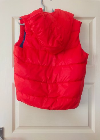 Kırmızı Renkli Fermuarlı Yelek - Görsel 3