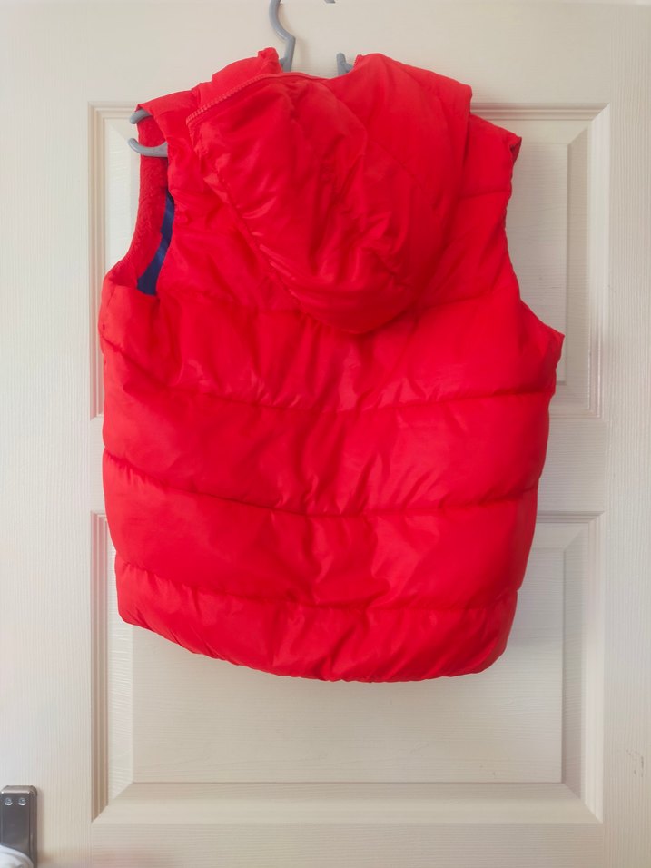 Kırmızı Renkli Fermuarlı Yelek - Görsel 3