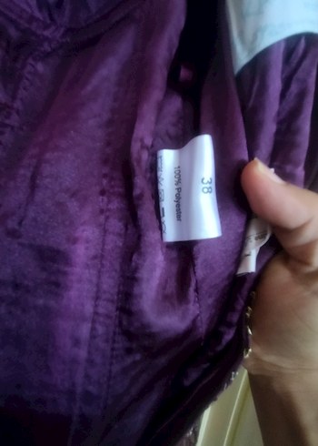 Bordo Nakışlı Uzun Henna Elbise - Görsel 15